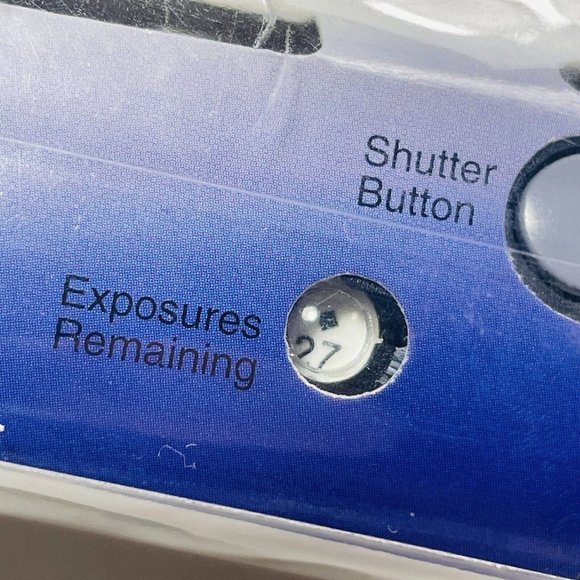 Single Use 35mm Indoor Outdoor Camera 27 Film Exposures Disposable Flash Button - Picture 6 of 8